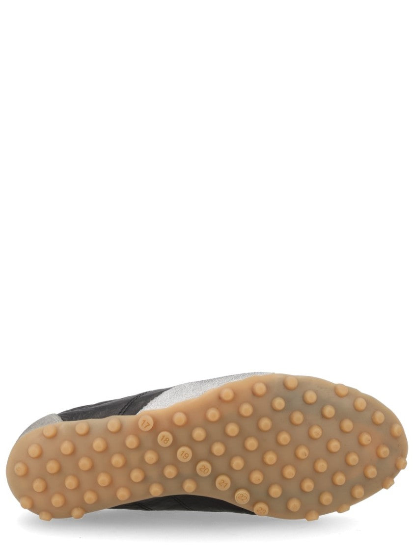 Maison Margiela Black Sprinters Suede Panel Leather Sneakers
