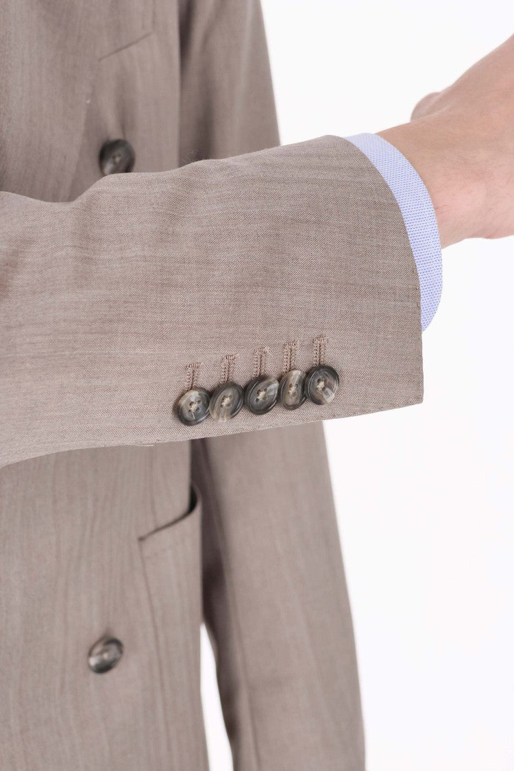 Tagliatore Pino Lerario Herringbone Wool Suit