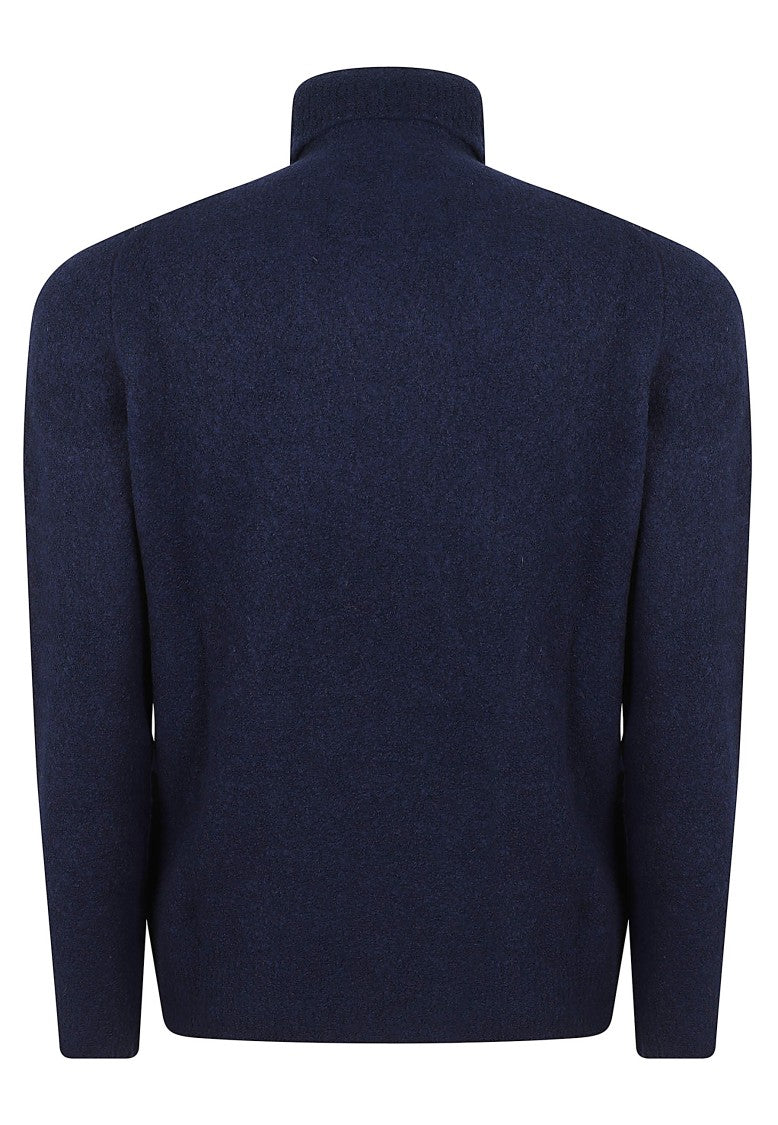 Ballantyne Roll Neck Pullover With Textured Knit And Classic Silhouette