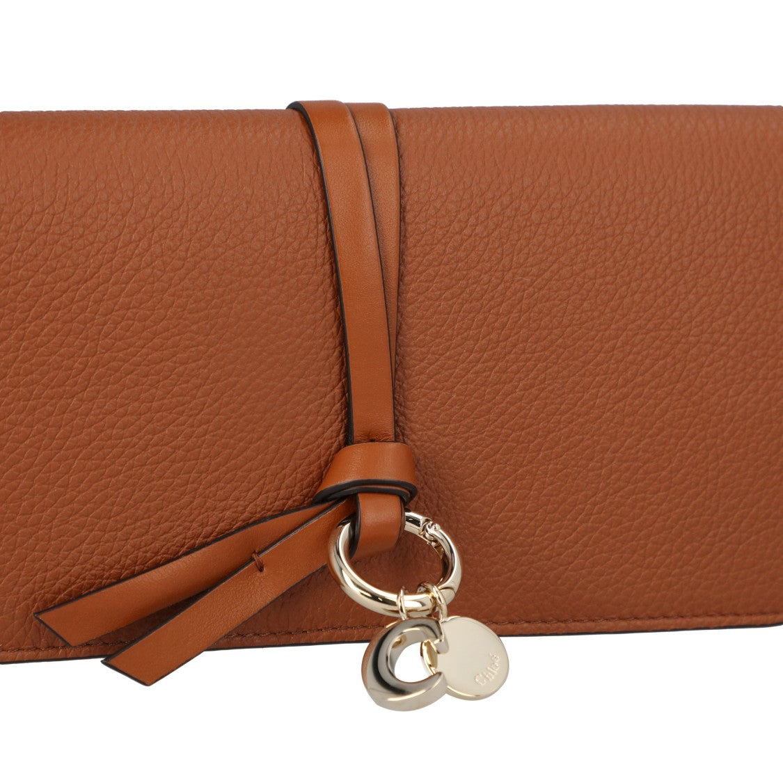 Chloé Alphabet Wallet With Flap Brown