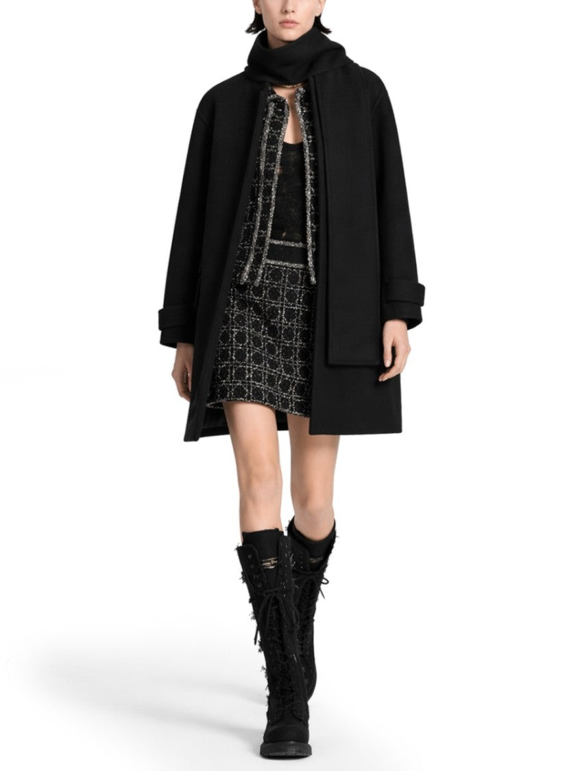 Dior Short Structured Wool-Blend Coat