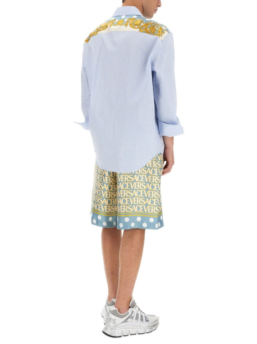 Versace Shorts With Logo