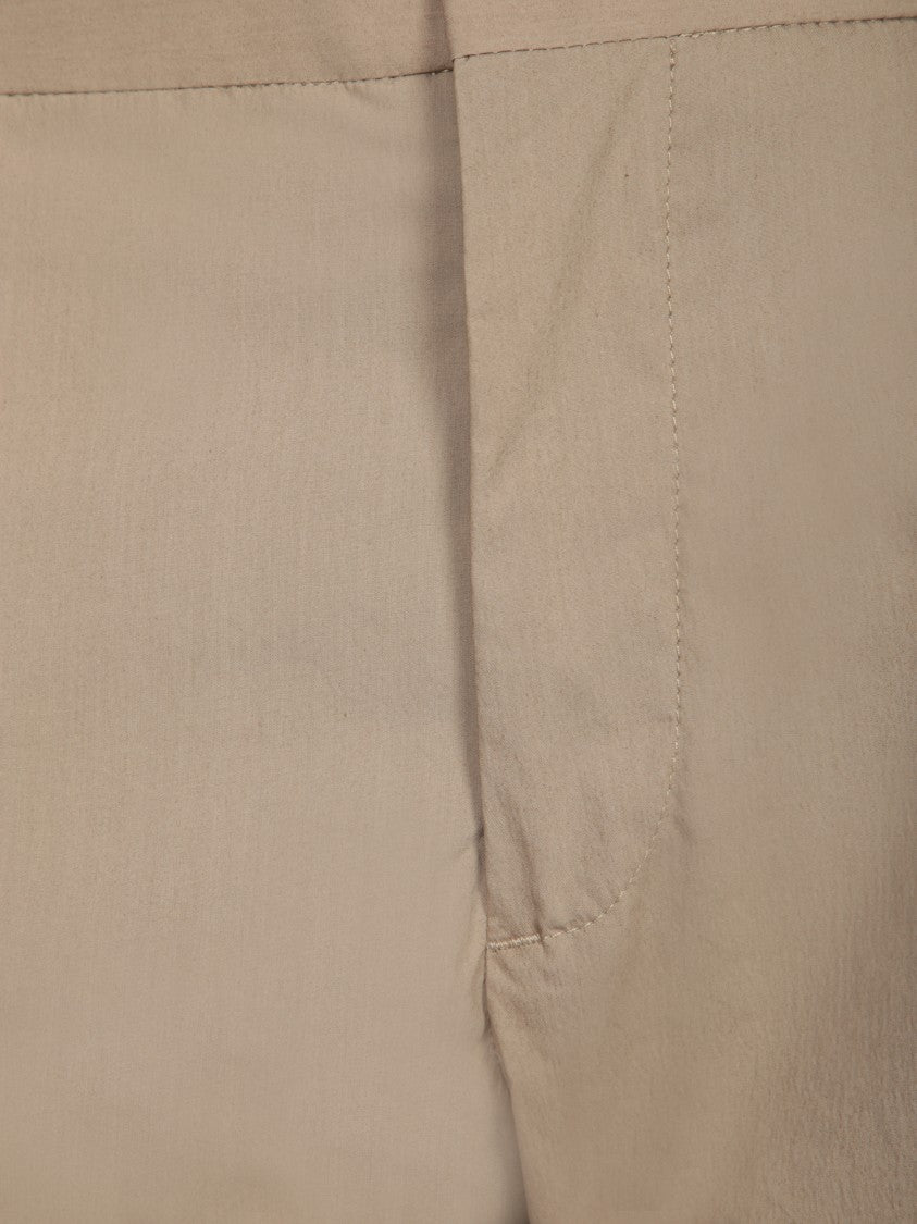 Incotex Modern Fit Beige Trousers With Classic Waistband
