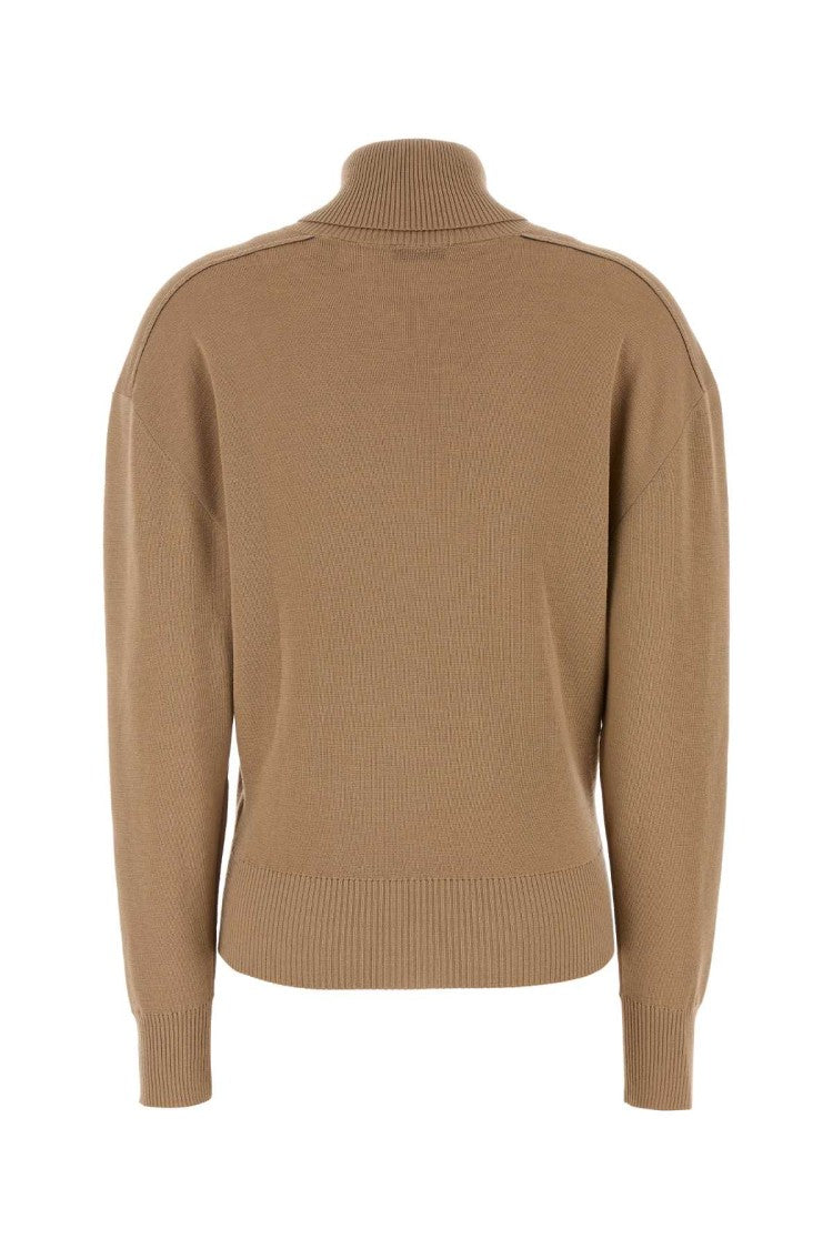 Burberry Camel Wool Sweater