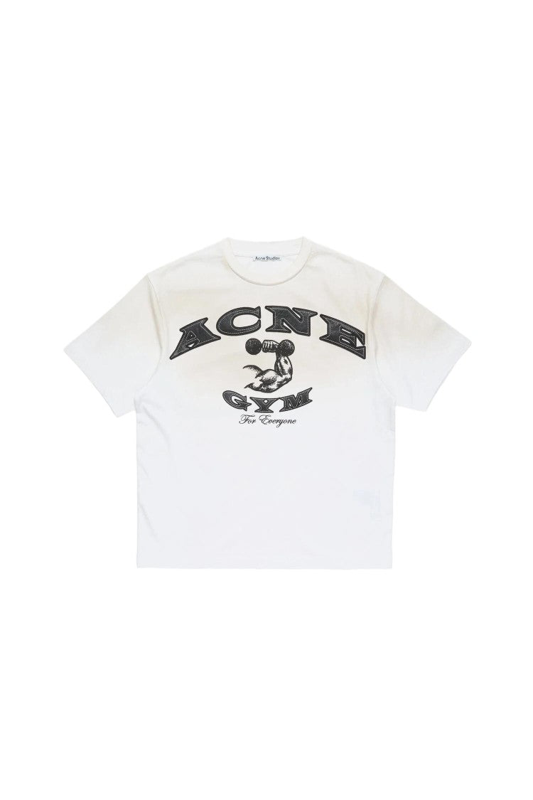 Acne Studios Relaxed-Fit Graphic Print T-Shirt In Soft Organic Cotton
