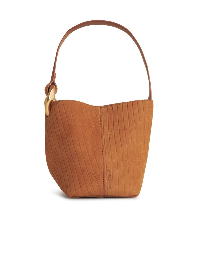 J. W. Anderson Corner' Brown Suede Bucket Bag