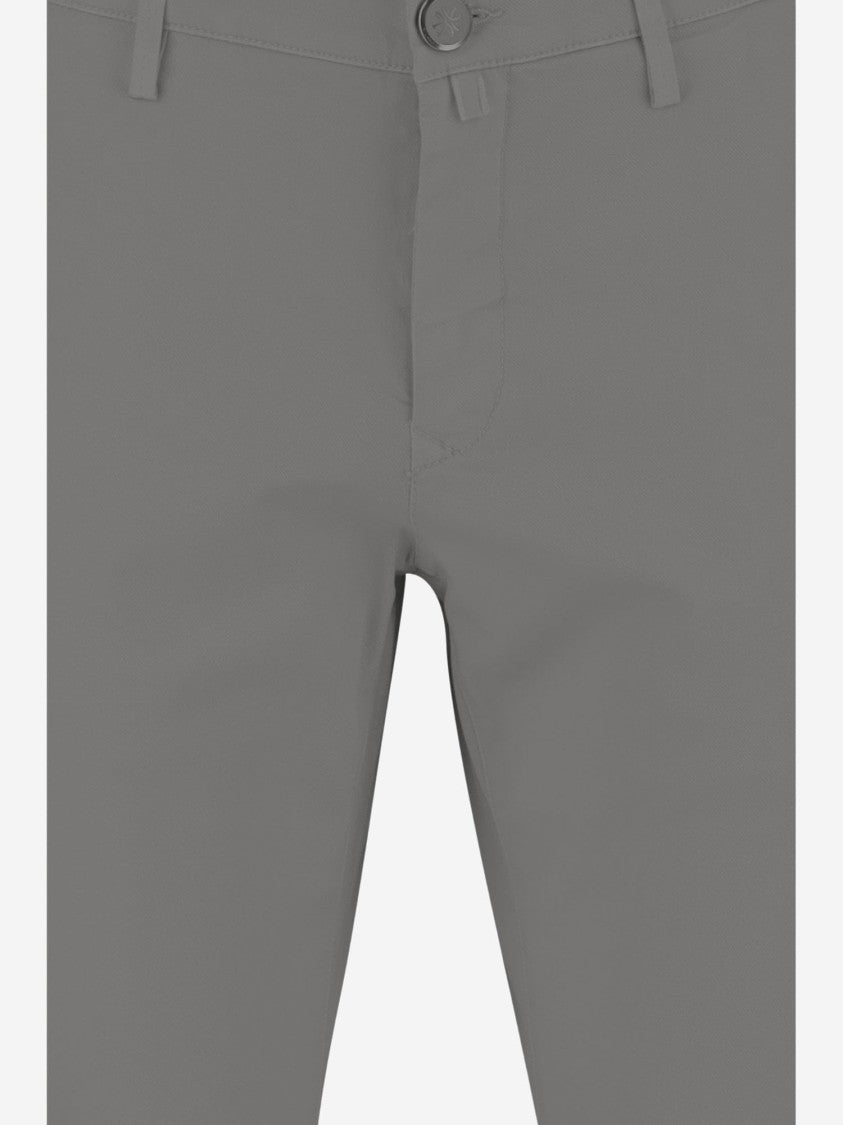 Jacob Cohen Stretch Cotton Blend Trousers