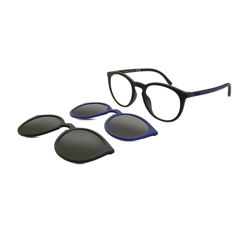 Polo Ralph Lauren Ph4183u Pantos-Shape Matte Black Eyewear With Clip-Ons