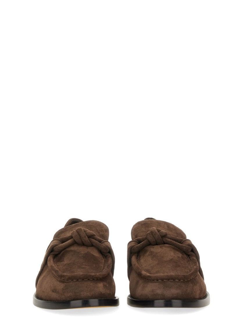 Bottega Veneta Astaire Knot Calf Leather Loafers