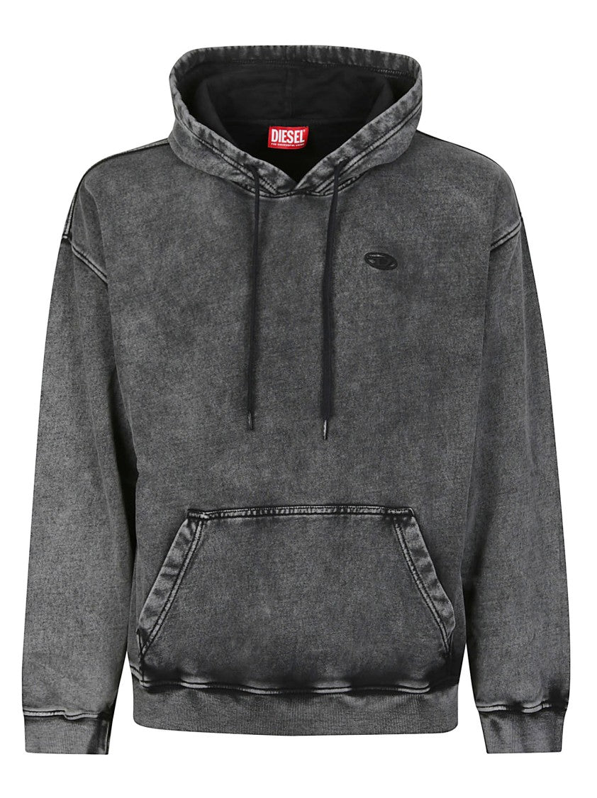 Diesel Black S-Boxt Den Panel Hoodie