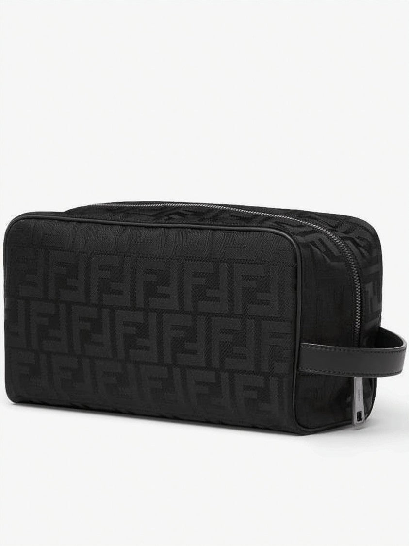 Fendi Jacquard Fabric Toiletry Case