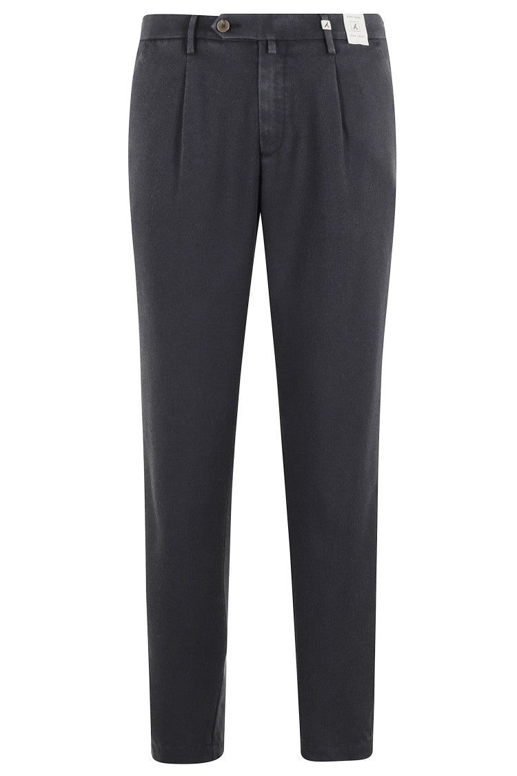 Myths Tailored Long Pants With Front Darts