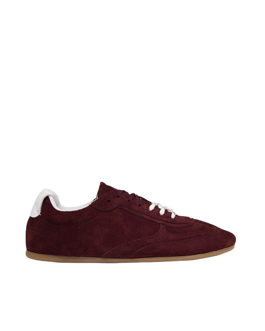 Alohas Tb.24 Burgundy Minimalist Cow Leather Sneakers
