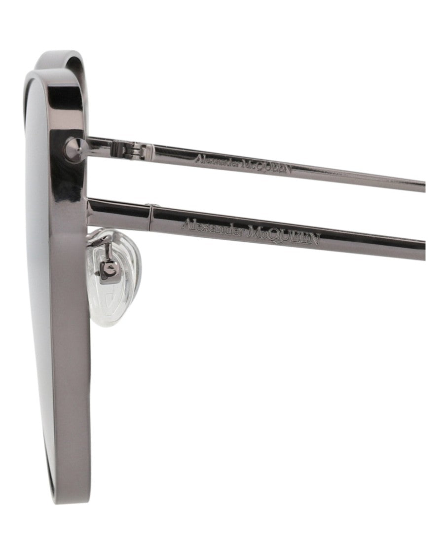 Alexander Mcqueen Cat Eye-Frame Metal Sunglasses