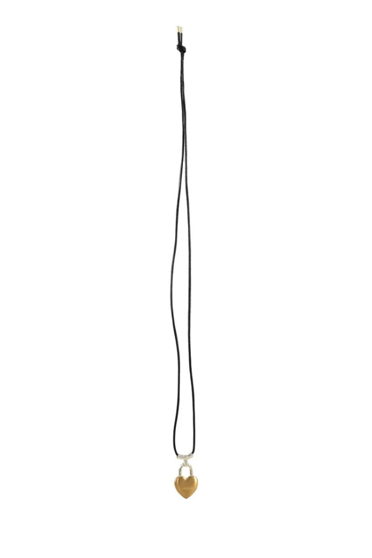 Ambush* Gold Heart-Shaped Pendant Necklace