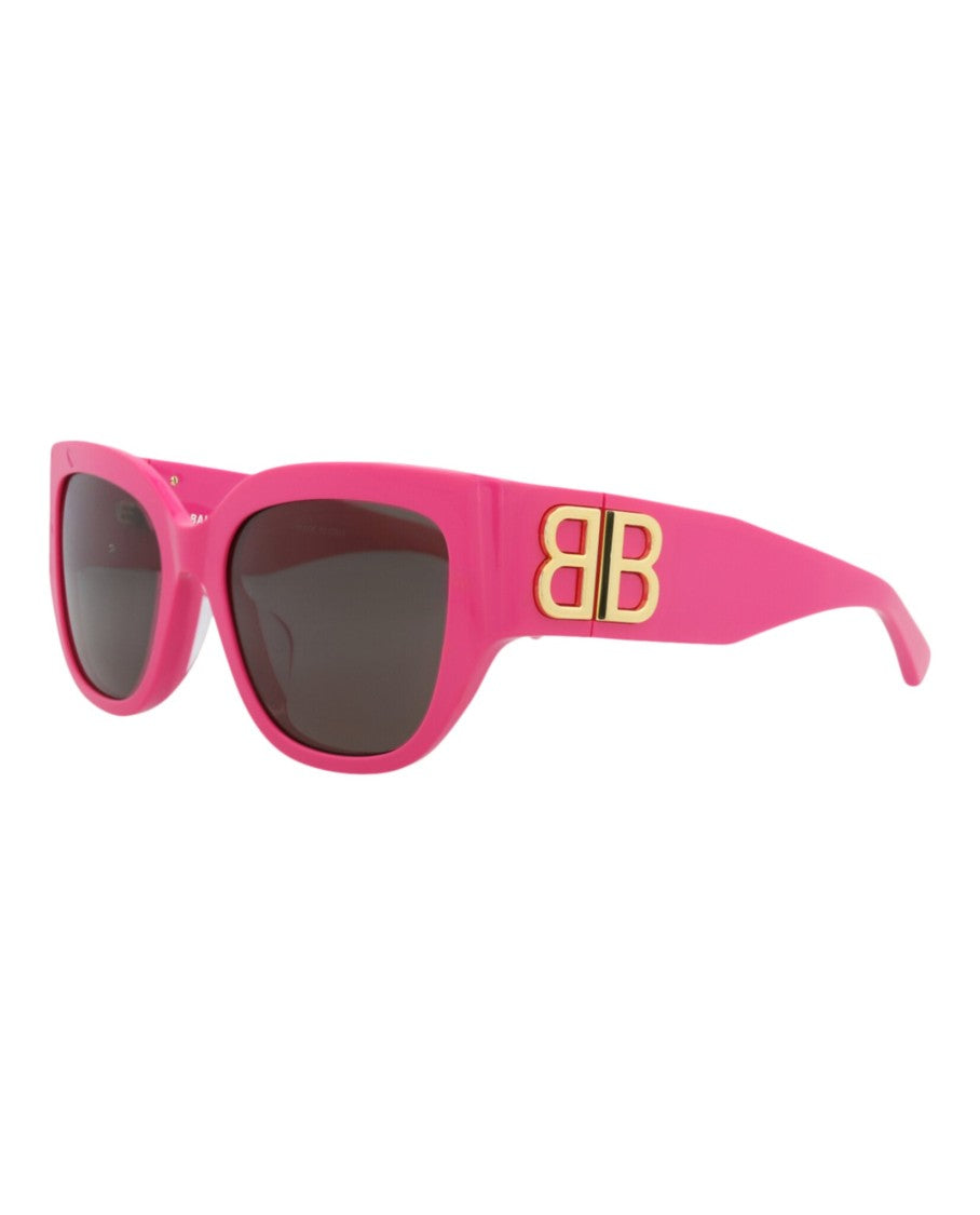 Balenciaga Square-Frame Recycled Acetate Sunglasses
