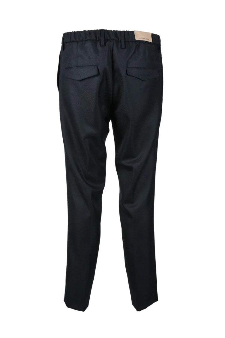 Michael Coal Classic Tailored Blue Trousers