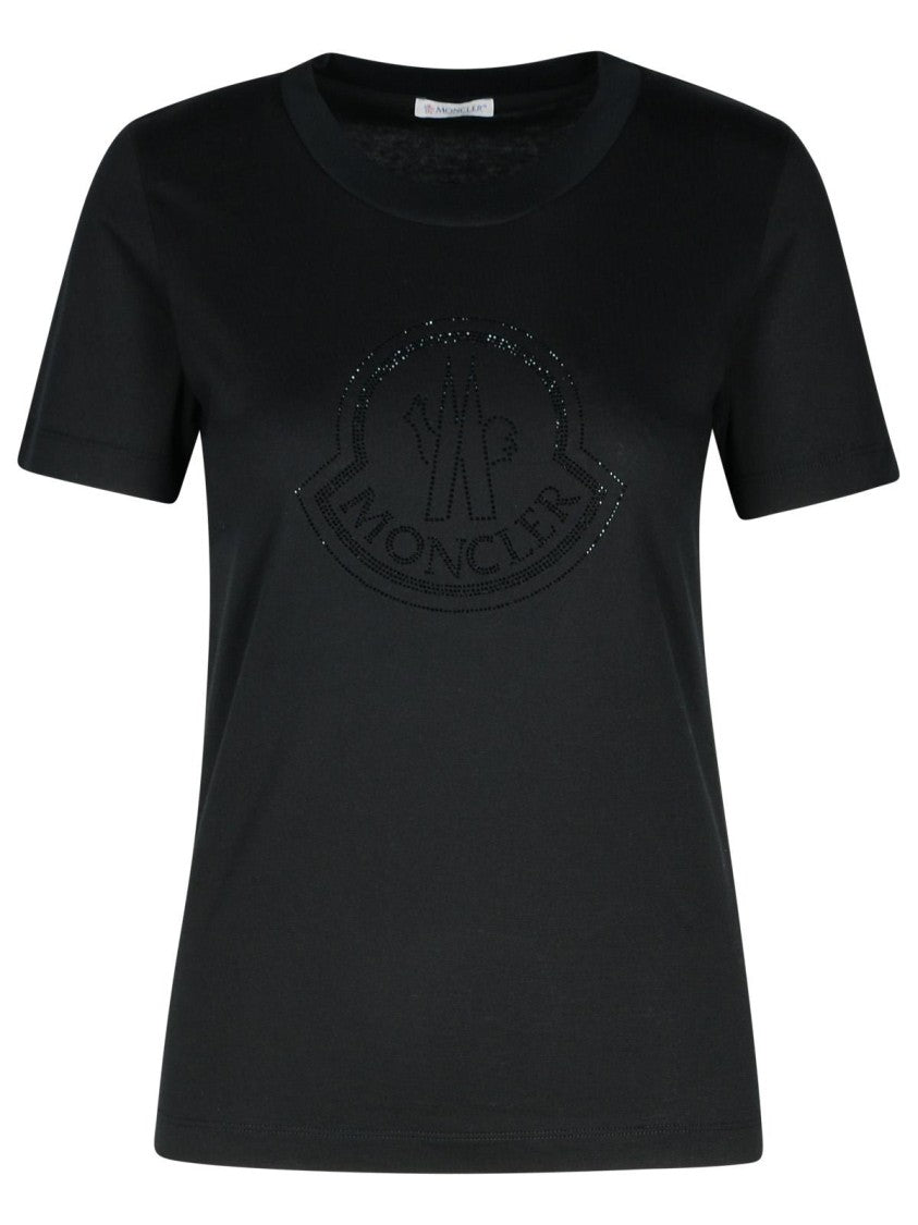 Moncler Black Cotton T-Shirt
