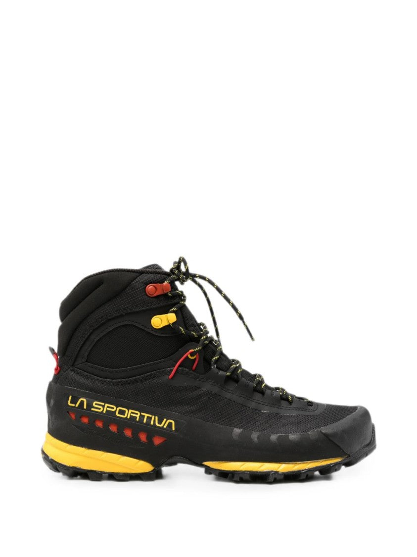La Sportiva High-Top Black Accent Sneakers