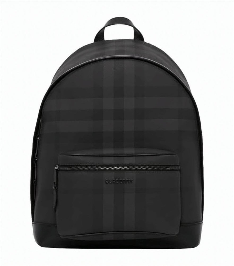 Burberry Black Checkered Design Burberry Backpack