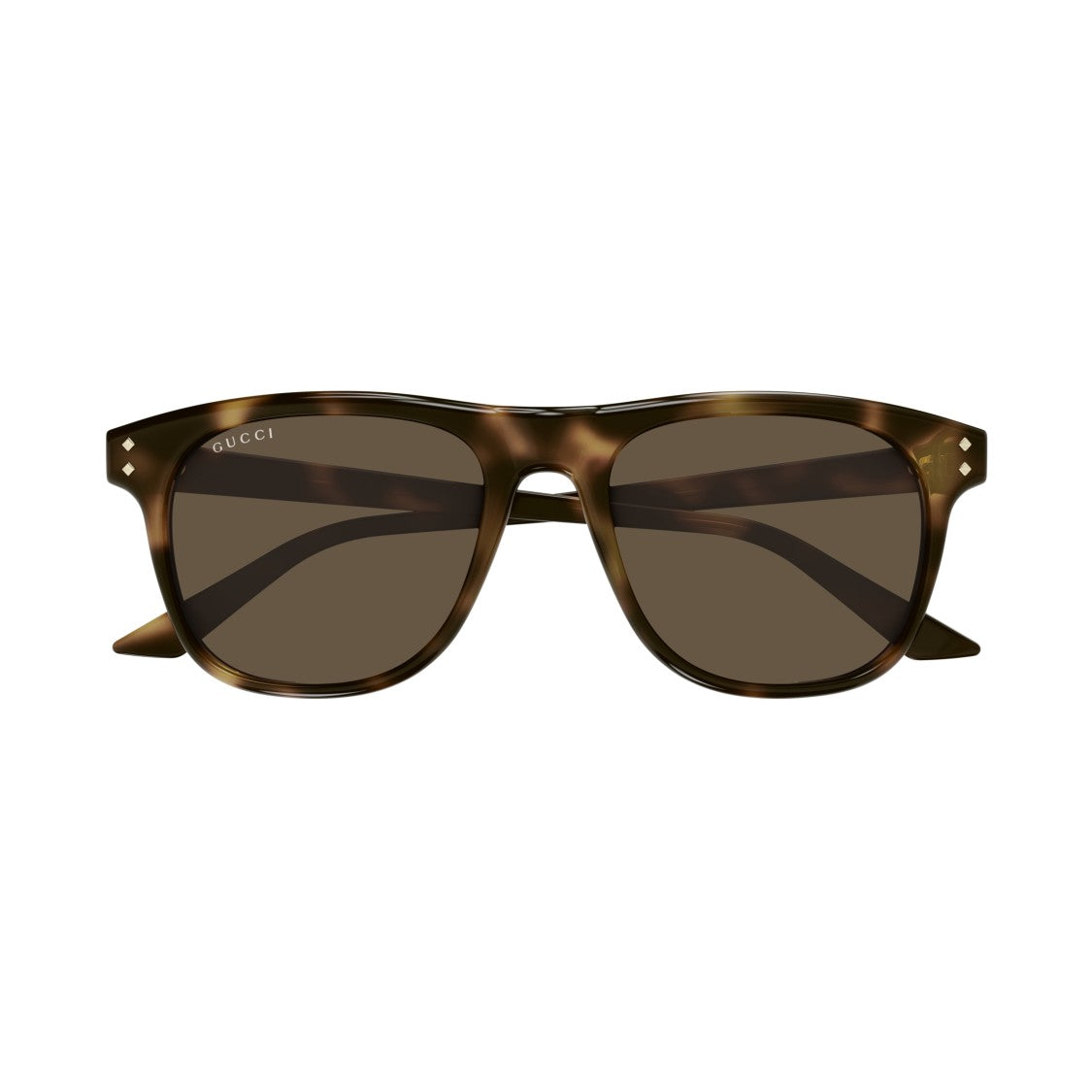 Gucci Gg1893s Classic Square Frame Tortoiseshell Sunglasses