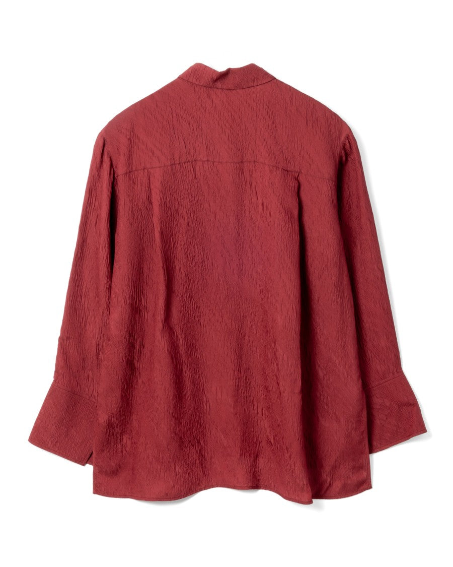 Lanvin Textured Red Shirt