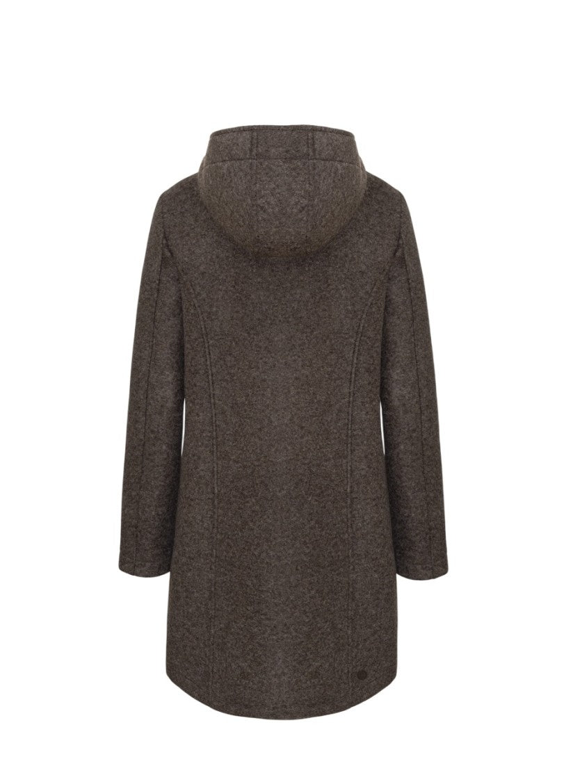 Colmar Originals Tailored Brown Hooded Coat