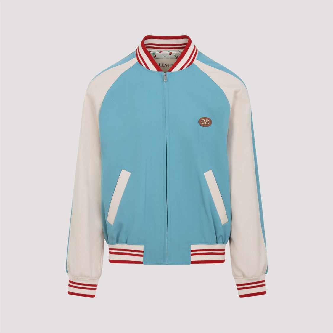 Valentino Light Blue Viscose Jacket