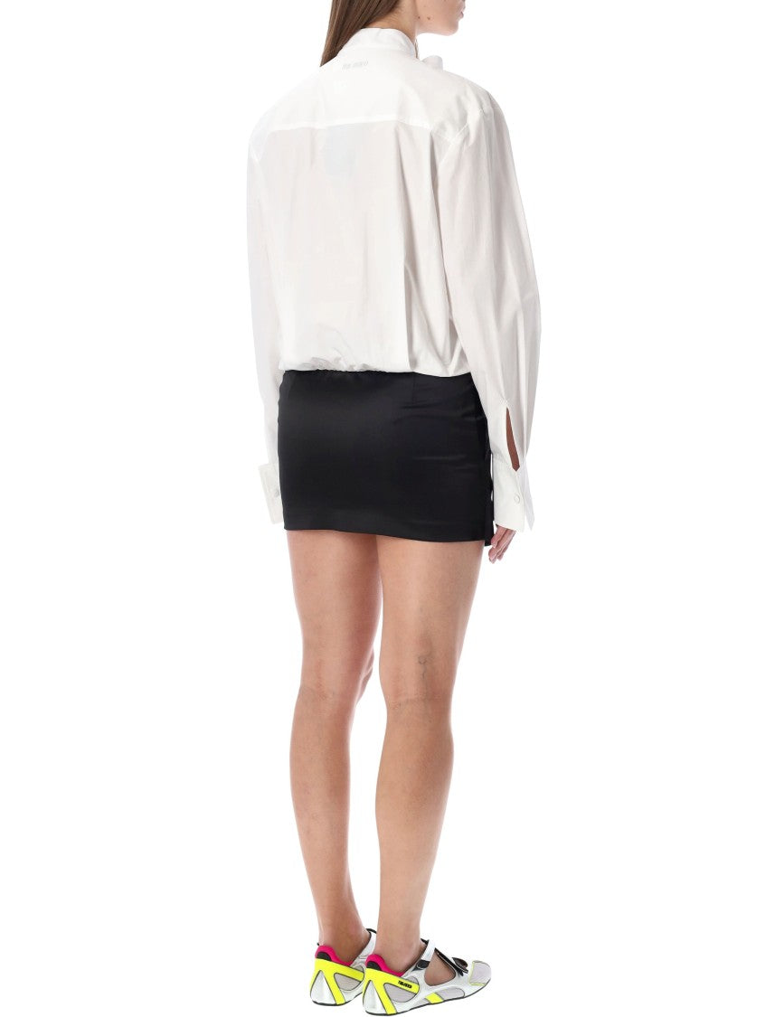 The Attico Black And White Mini Dress