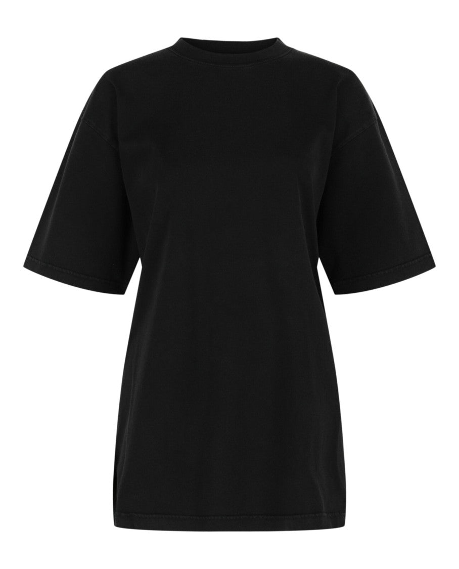 Balenciaga Medium Fit Crystal Embellished Logo T-Shirt