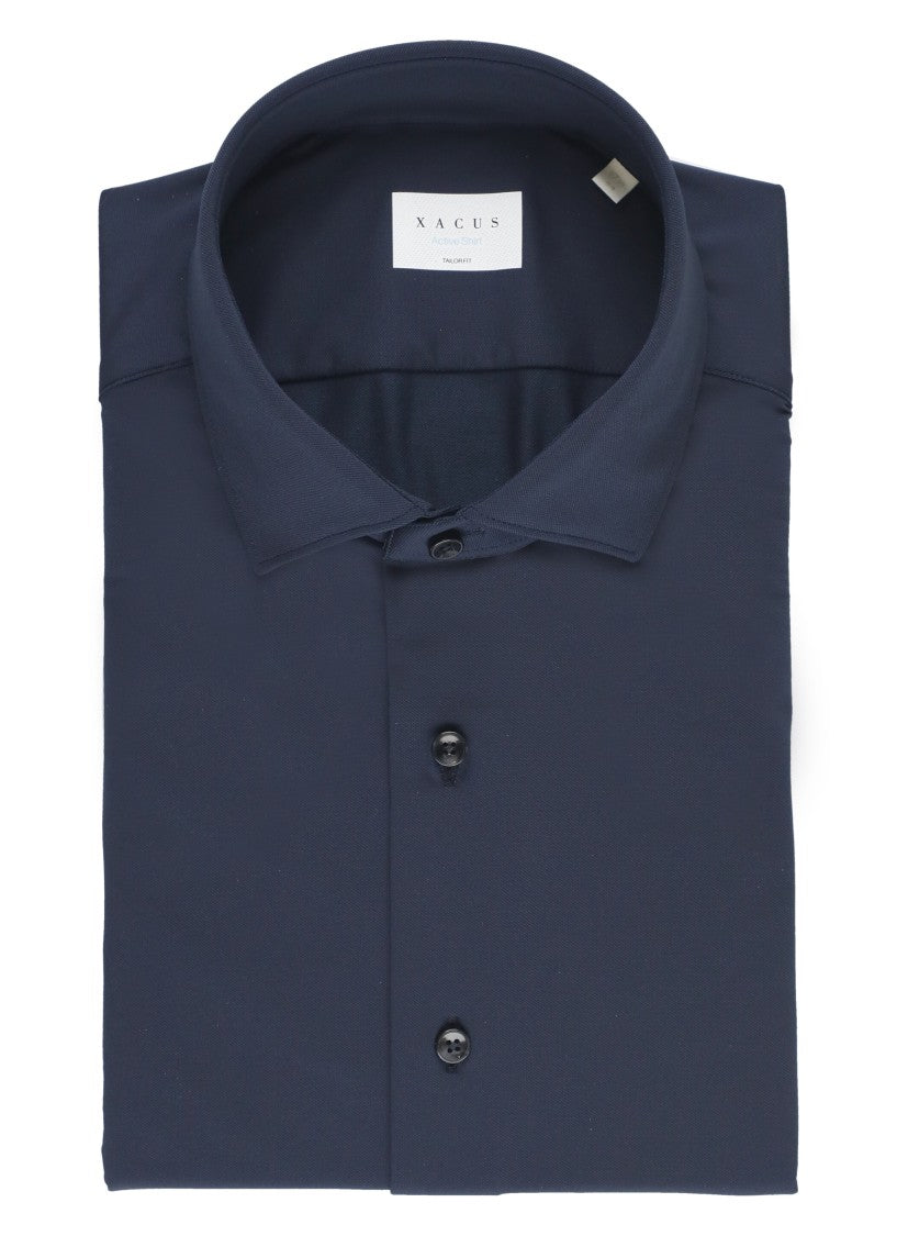 Xacus Blue Active Long Sleeves Casual Shirt