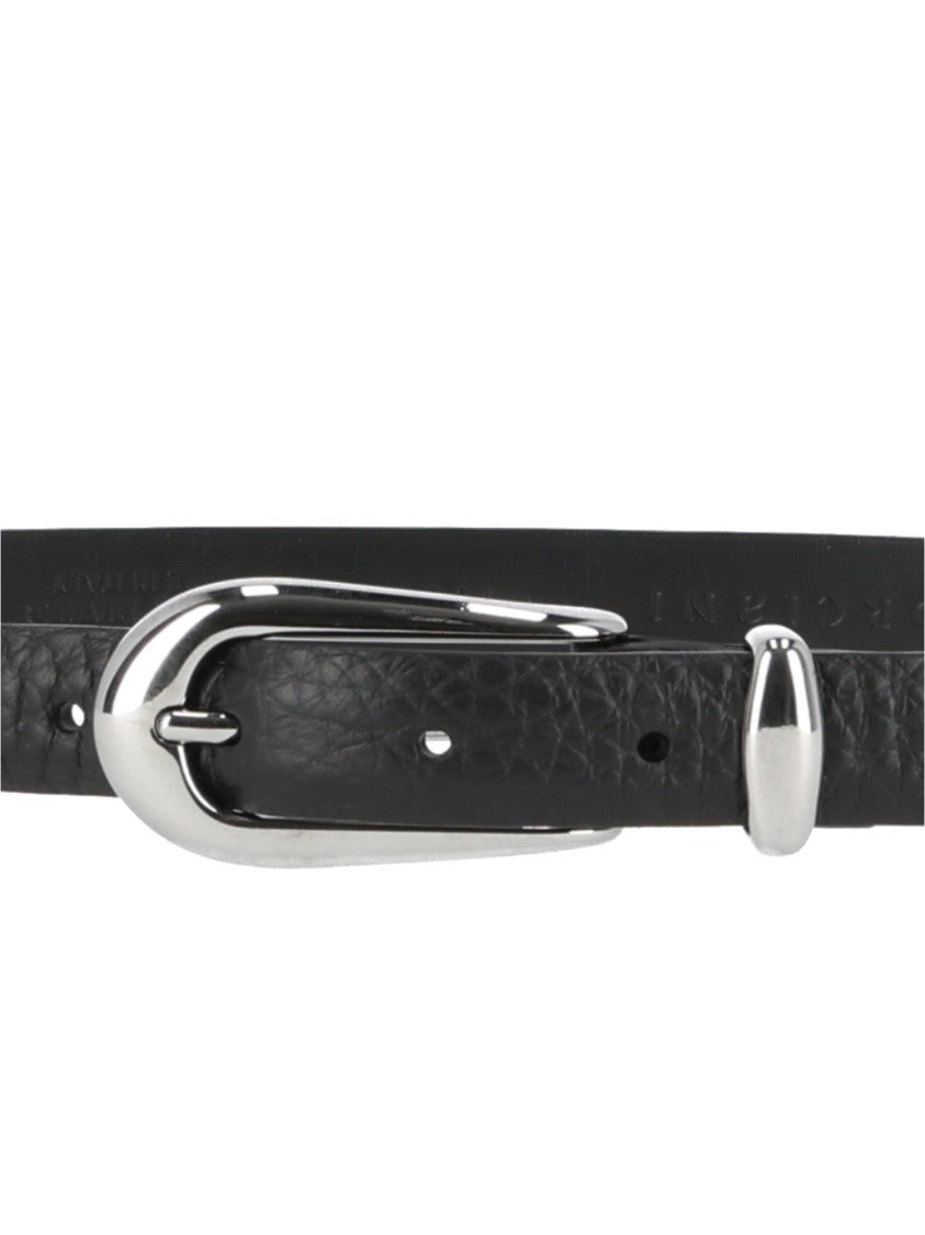 Claudio Orciani Sveva Soft Textured Calf Leather Belt