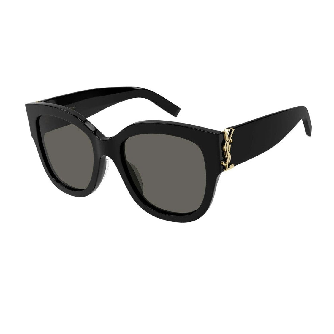 Saint Laurent Black Sl M95/F Monogram Square Acetate Sunglasses