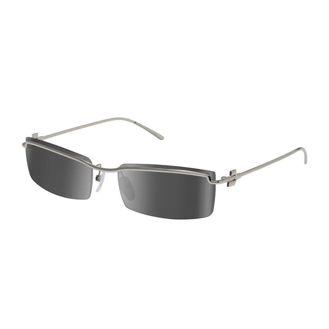 Revo Silver Re6005 Riva Nrgy Metal Rectangular Sunglasses