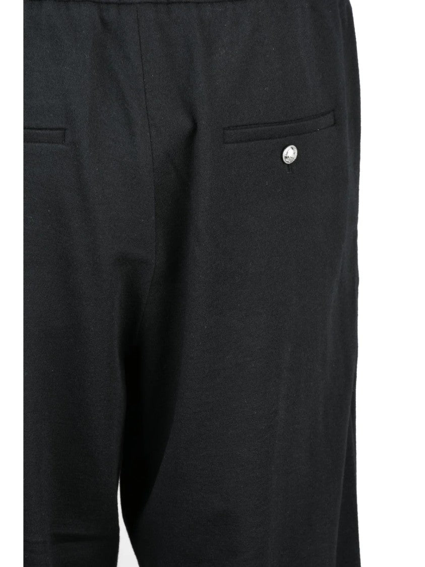 Balmain Tapered Leg Tracksuit Pants In Luxurious Wool-Cashmere Blend