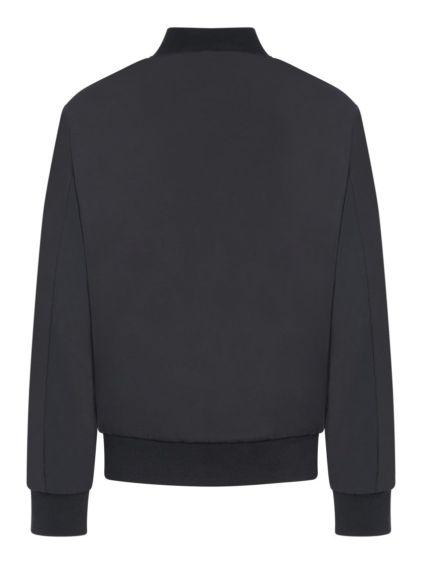 Low Brand Lightweight Padded Bomber Jacket In Matte Nylon