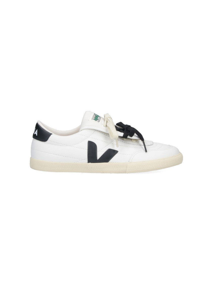 Veja White Panenka Leather Low-Top Sneakers