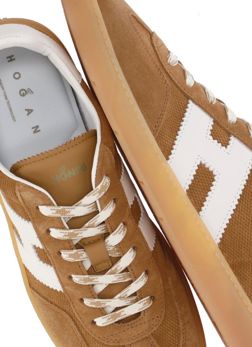 Hogan Brown Cool Suede Sneakers