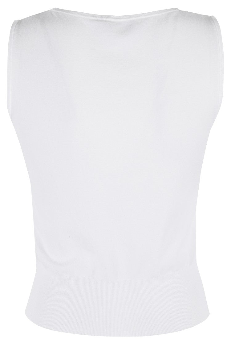 Roberto Collina Fitted Sleeveless Top