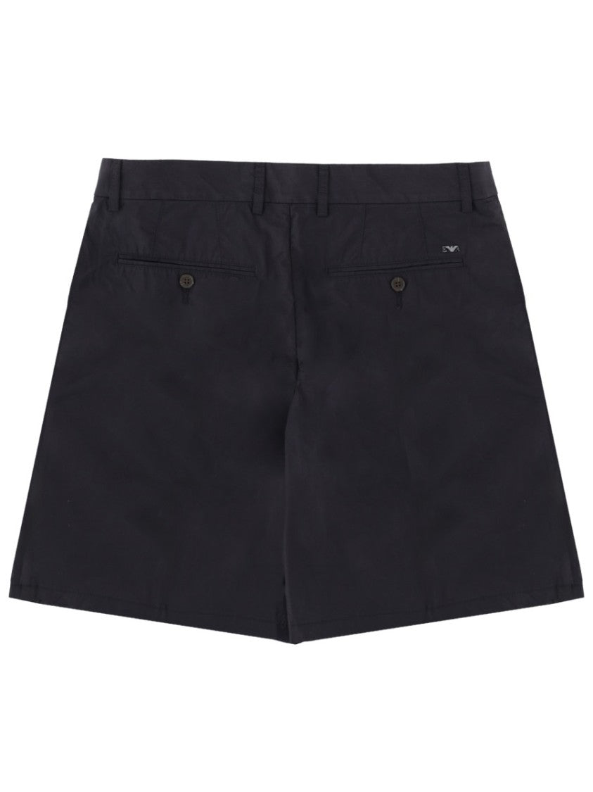 Emporio Armani Luxurious Flat Front Shorts