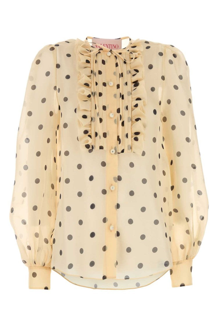Valentino Garavani Printed Organza Shirt