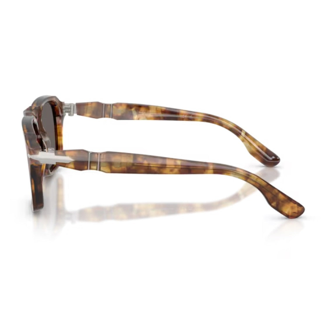 Persol Havana Po8002s Acetate Milky Sunglasses