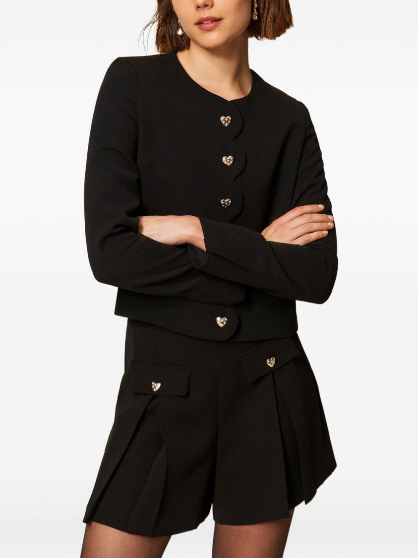 Twin-Set High-Waisted Tailored Shorts