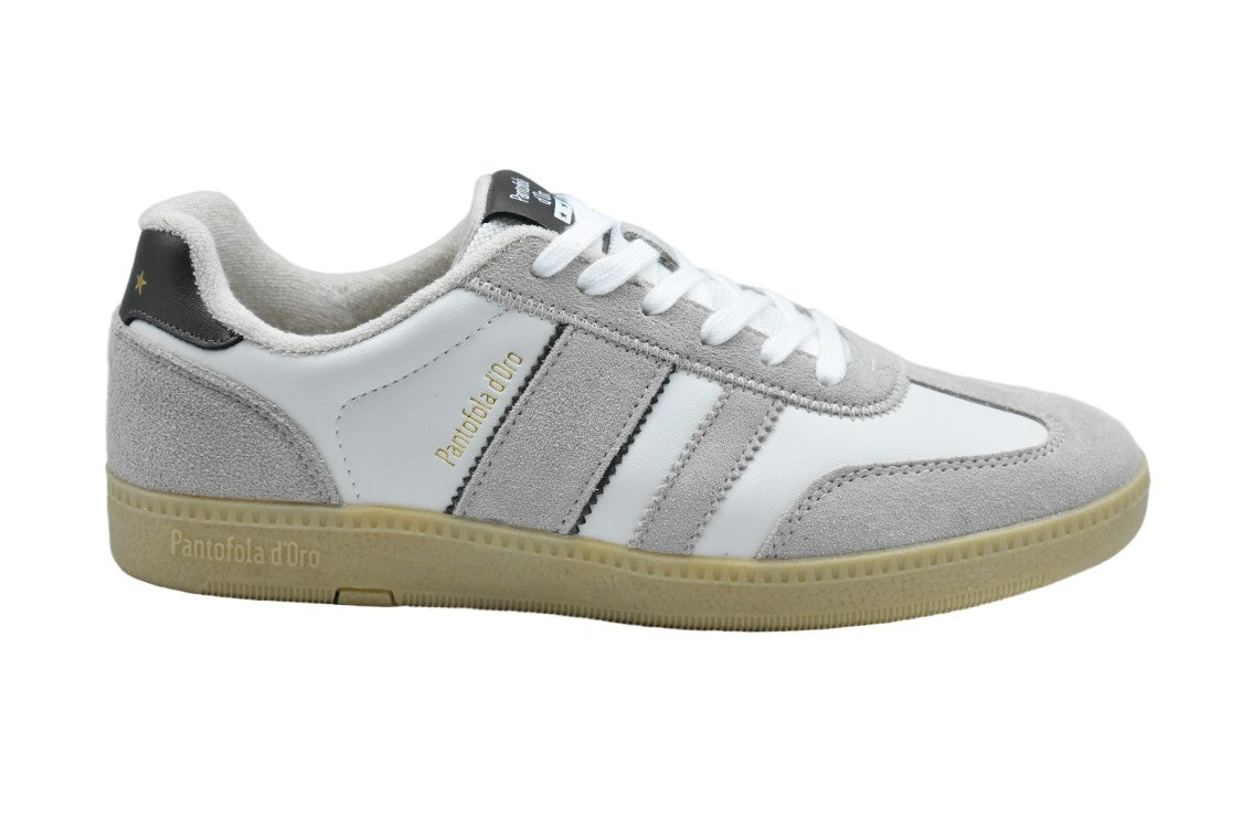 Pantofola D'oro Ivory Low-Top Sneakers With Suede