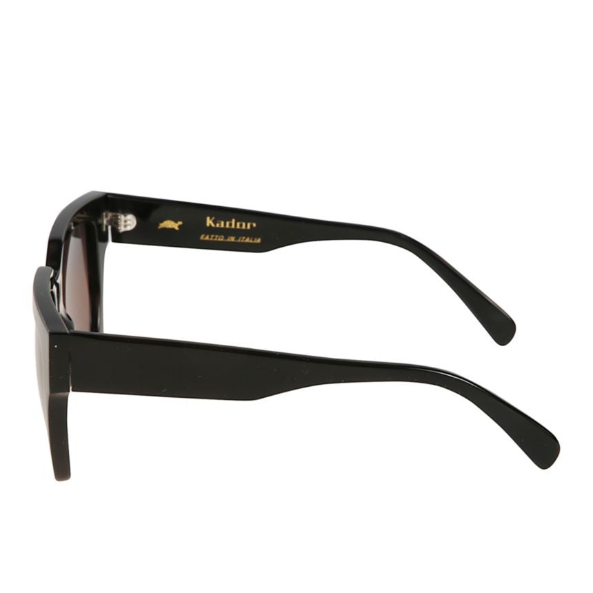 Kador Charlize Oversized Square-Frame Sunglasses With Notch Detail
