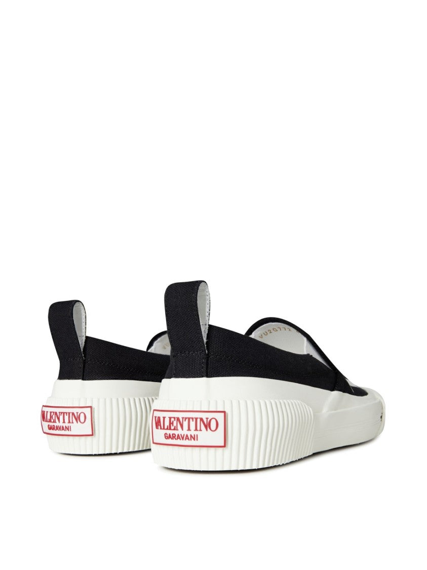 Valentino Vltn Logo Slip On Sneakers