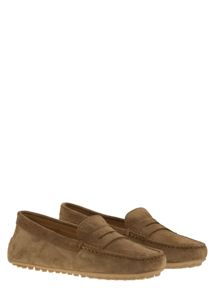 Tod's City Gommino Suede Loafer