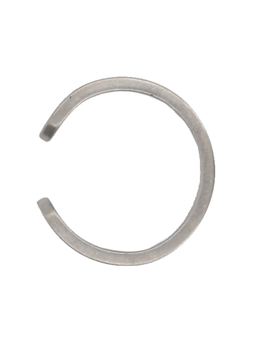 Maison Margiela Silver Number Reference Embossed Brass Ring
