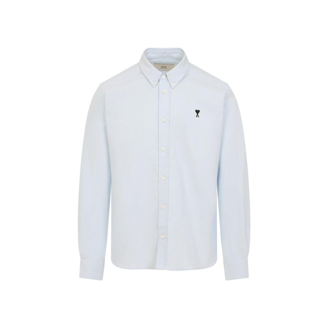 Ami Classic Fit Light Blue Cotton Shirt