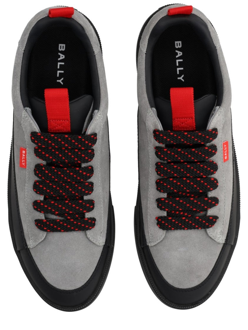 Bally Grey Rossy Suede Sneakers